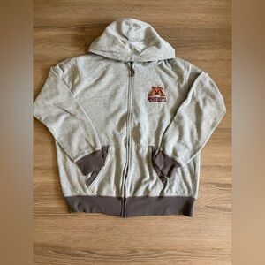 University Of Minnesota Zip Up Men Size Large